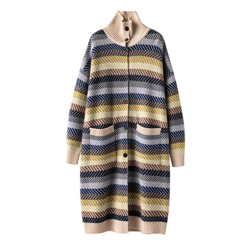 【走秀款】时髦新款！100纯山羊绒加厚羊绒大衣外套女CYR240139 商品图0