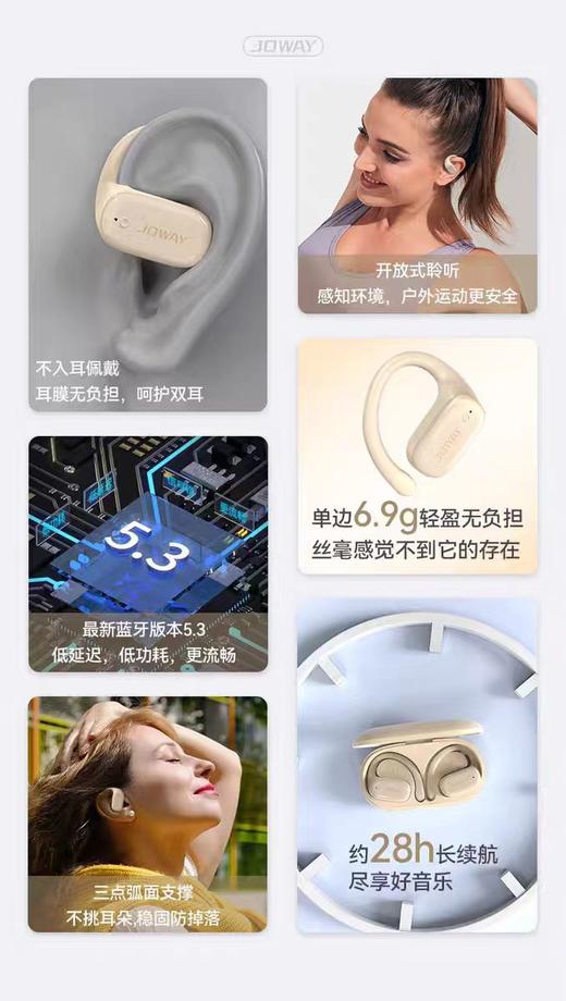 【春上新】10楼 乔威蓝牙耳机H216     吊牌价199元     活动价119元 商品图8