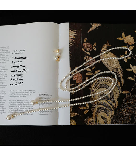 宝藏款多种戴法施华洛珍珠项链时髦超长多层叠戴衬衫毛衣链 商品图6