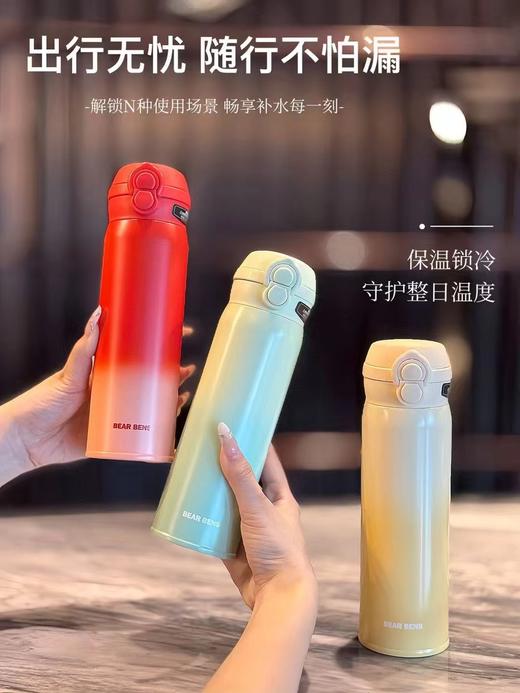 熊本士2026年新款双拼两用保温杯480ml 商品图3