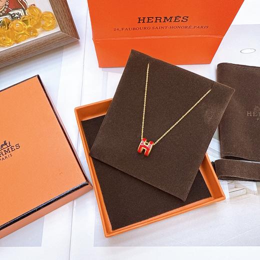 爱玛仕经典新款珐琅H项链锁骨链发 配全套包装 商品图2