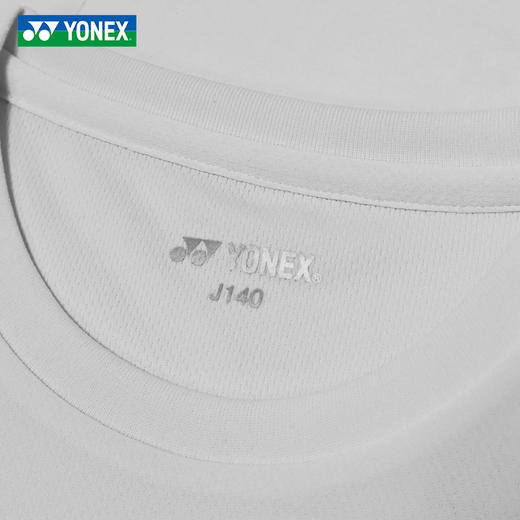 YONEX 2025新款尤尼克斯羽毛球服儿童青少年透气短袖T恤运动315045BCR 商品图1