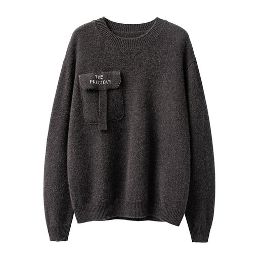 S·Y·C【意式青春】不走寻常路！100纯山羊绒加厚宽松羊绒衫CYR240186 商品图2