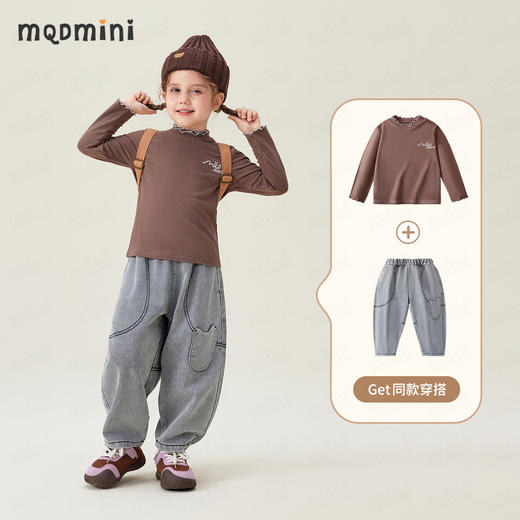 【110-140】【MQDmini】女童春秋牛仔裤 商品图6