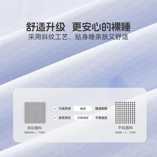 【水星儿童】40S全棉被套母婴A类抑菌纯棉被罩宿舍床上用品蓝色印花 商品图3
