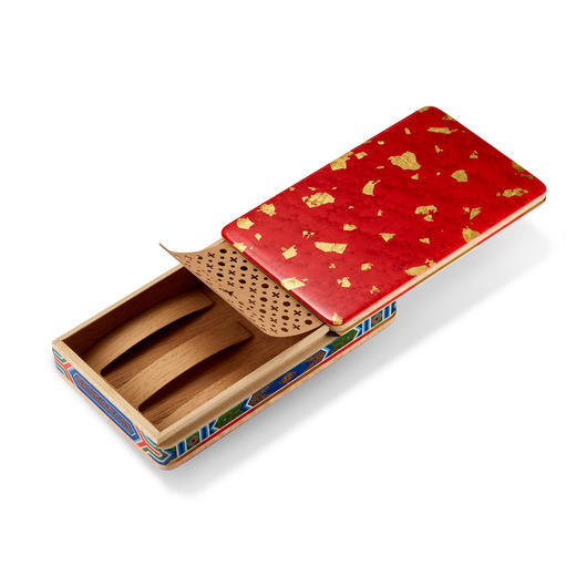 镶嵌“和玺”主题雪茄便携保湿盒 商品图2