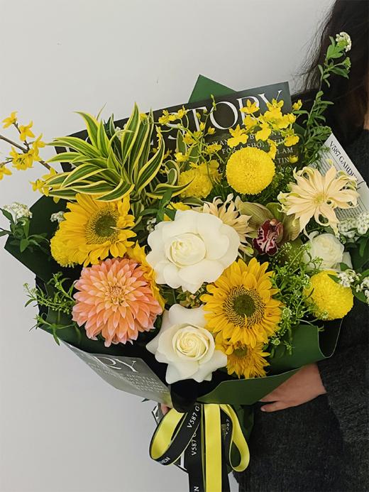 AROMELAI 花艺 鲜花花束 私人定制艺术礼品 商品图2