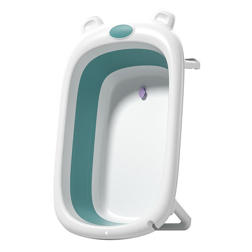 婴儿洗澡盆宝宝折叠浴盆新生幼儿童可坐躺家用大号小孩沐浴桶用品 商品图4