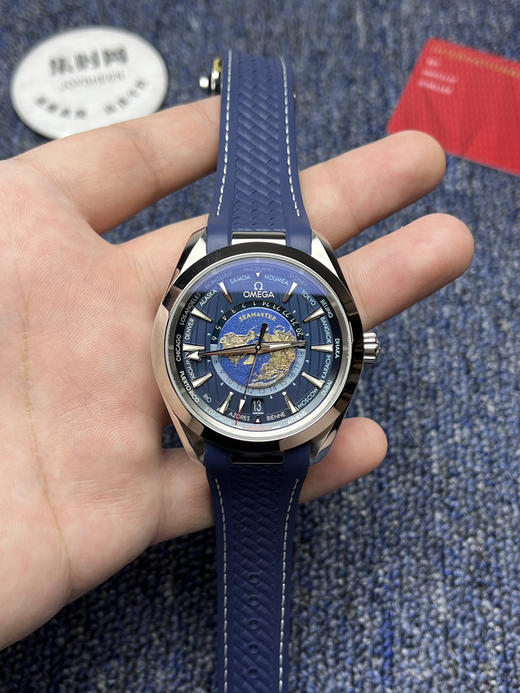 VS欧米茄海马世界时系列 男士腕表 43MM Aqua Terra 世界时腕表 商品图1