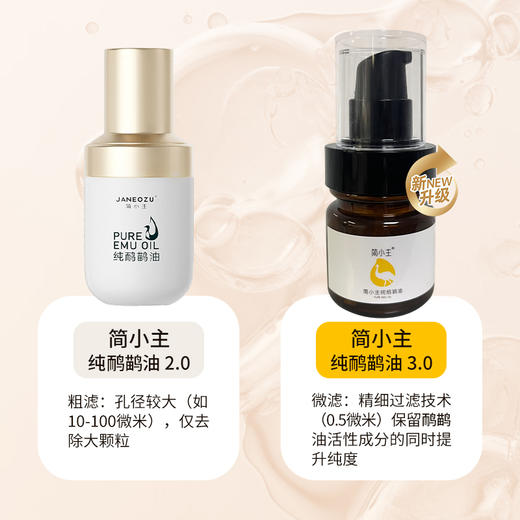 ⁴【“液体黄金” 简小主纯鸸鹋精华油】&鸸鹋面膜28ml*10/盒 干敏肌适用 油60ml/瓶 YC04-CRMM-JXZ 商品图1