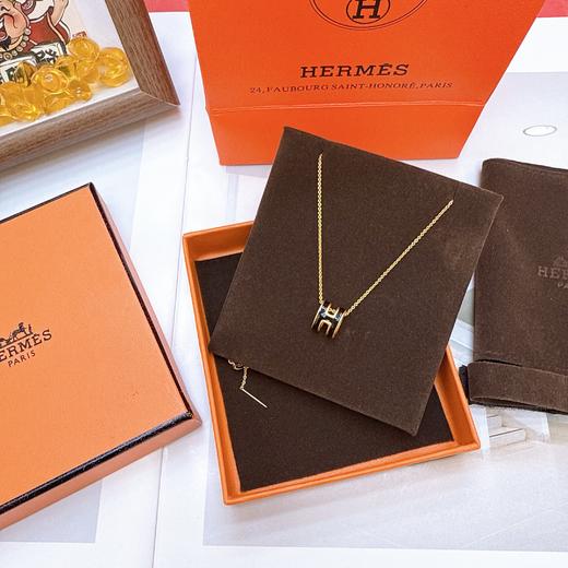 爱玛仕经典新款珐琅H项链锁骨链发 配全套包装 商品图1