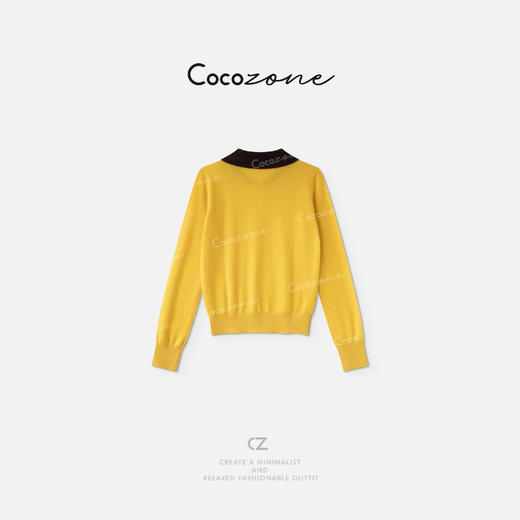 COCO ZONE 刘一一 ”出片毛衣”丝光羊毛混纺毛织上衣 CD2A1664 商品图1