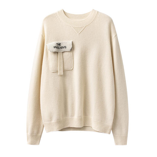 S·Y·C【意式青春】不走寻常路！100纯山羊绒加厚宽松羊绒衫CYR240186 商品图0