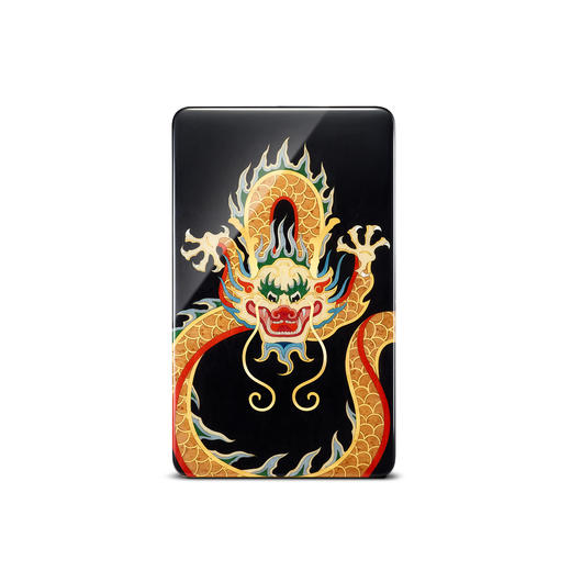 镶嵌“太宗龙”主题雪茄便携保湿盒 商品图4