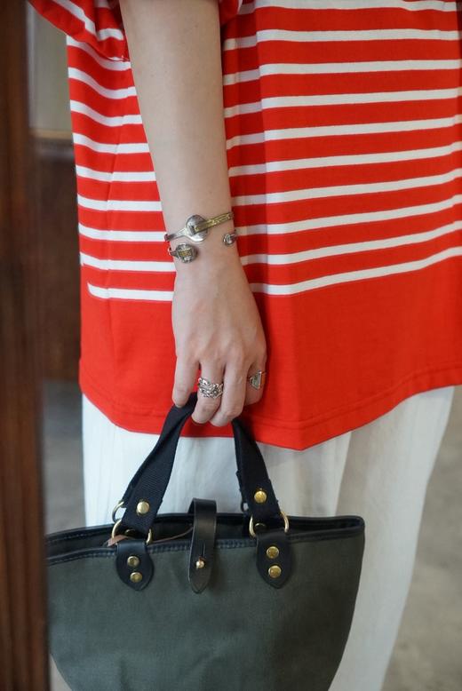 OUTIL经典多色短袖条纹T恤 商品图12