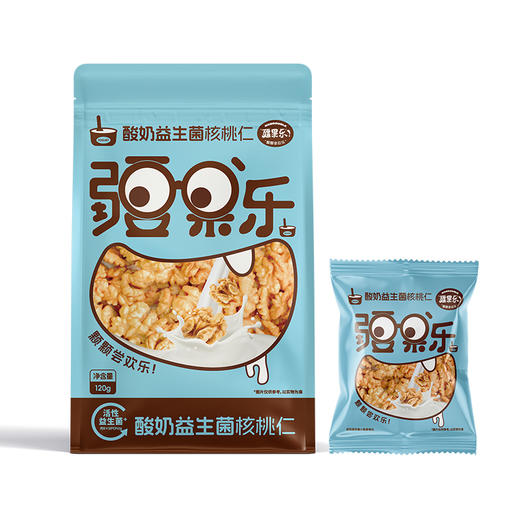 疆果乐酸奶益生菌核桃仁120g/袋 商品图8