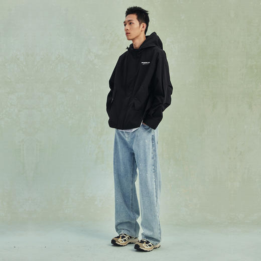 NPC潮牌厚实挺括柔软连帽户外立领夹克外套男潮流NP41TJ18 商品图1