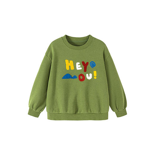 迷你巴拉男女童卫衣秋不易变形户外透气儿童长袖图案上衣 商品图4