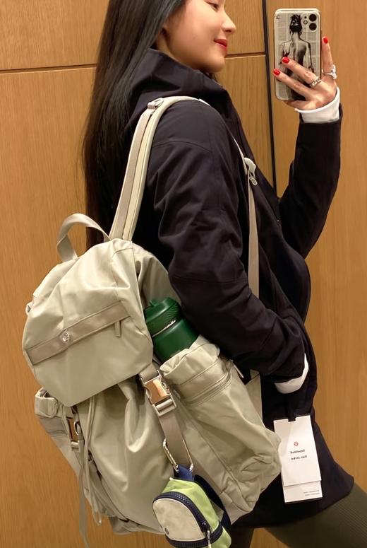 原单lulu销量王男女同款防水刘亦菲同款双肩包 商品图9