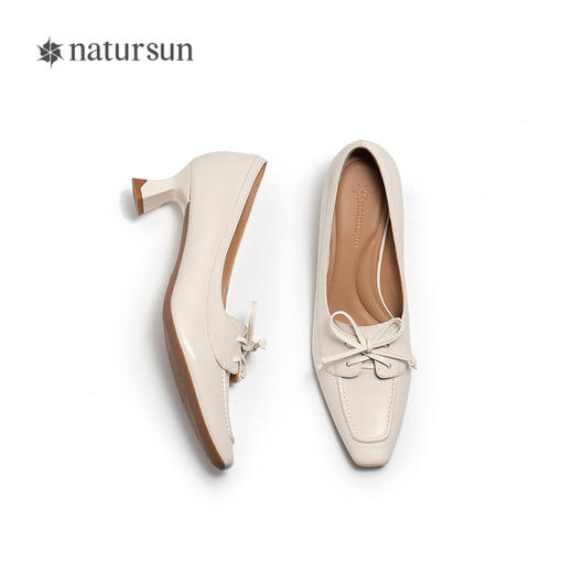 2楼natursun 25春季新品乐福鞋 N25124330 商品图3
