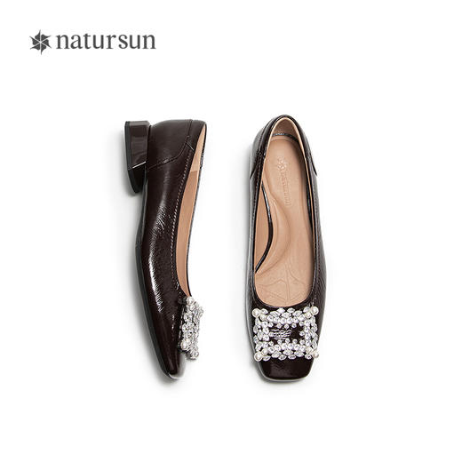 2楼natursun 25年秋季新品 时装单鞋 N25424545 商品图3