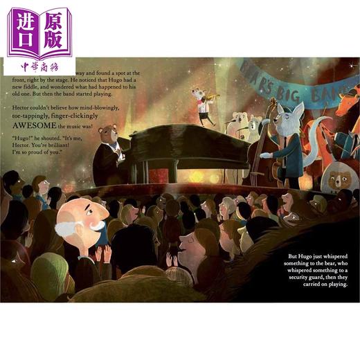 【中商原版】David Litchfield 熊和钢琴系列英文原版绘本3册 Bear and the Piano 狗狗The Dog 小熊熊Little Bears Concert 商品图3