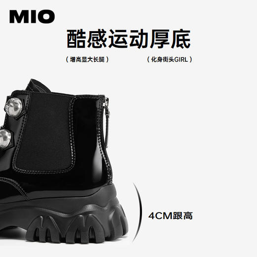 2楼MIO米奥 马丁靴 M245614446 商品图4