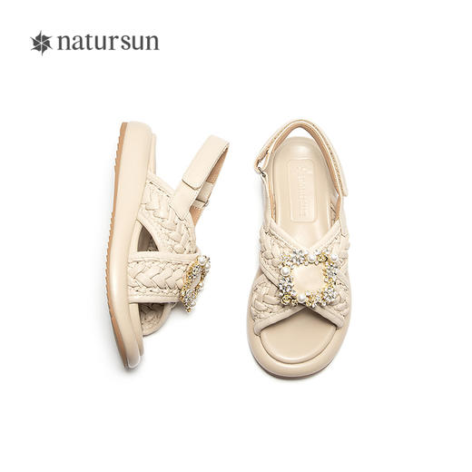 2楼natursun 25年夏季新品 休闲凉鞋 N25331402 商品图3