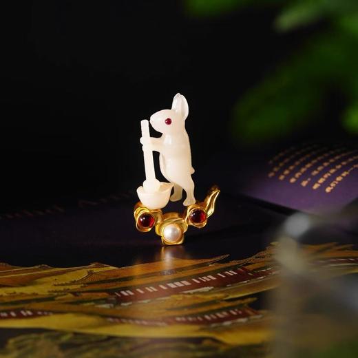 定陵博物馆孝靖小玉兔冰箱贴胸针摆件明十三陵周边纪念礼物送朋友 商品图4