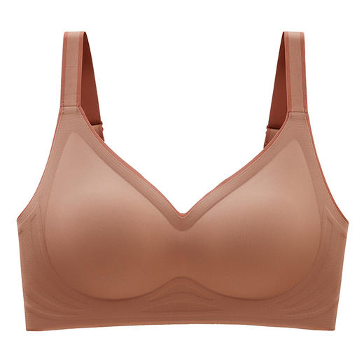 雀说 果冻条无痕内衣女无钢圈撞色薄款小胸聚拢调整型202 商品图7