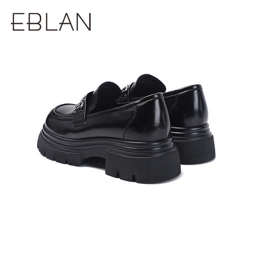 2楼伊伴2025潮流新款薄底乐福鞋单鞋B25178237 商品图3