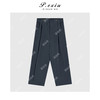 PanYiXiu/潘依绣纸感棉褶皱设计舒适百搭直筒休闲裤 W-63129 商品缩略图1