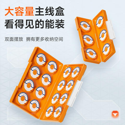 佳钓尼主线盒大线轴主线轴线组收纳盒大容量渔具配件盒钓鱼小用品 商品图1