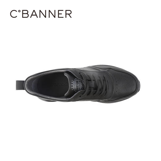 4楼千百度2025秋季软面抓花牛皮鞋面轻软橡胶大底男鞋A25460711 商品图2