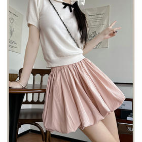 裁缝学苑AQ517高腰花苞裙裤纸样女装新款显瘦百搭短裙样板图纸