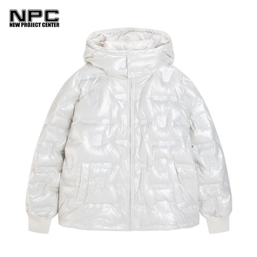 NPC潮牌男装满印MINONO夜光连帽冬季短款加厚羽绒服NP28DJ41 商品图6