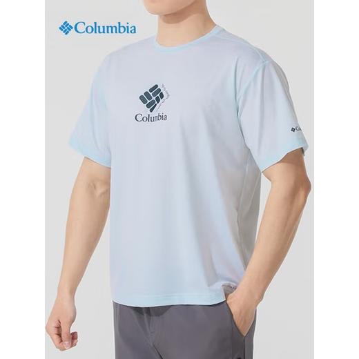 哥伦比亚男式冰感速干短袖T恤AE9642 100/336 商品图1