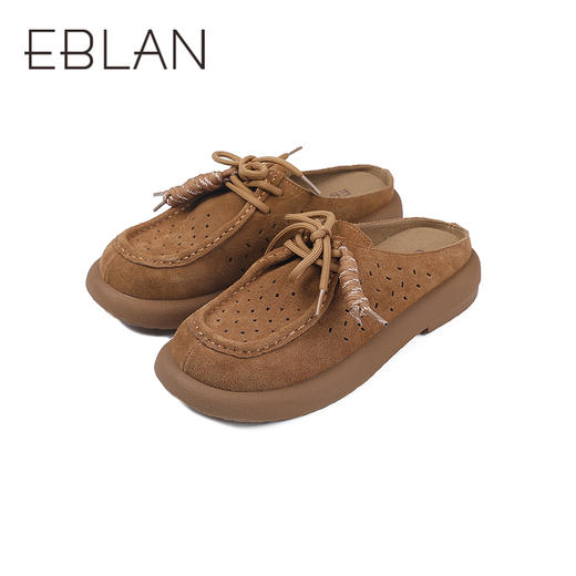 2楼伊伴2025夏季新款潮流舒适女时尚休闲鞋B25202810 商品图4