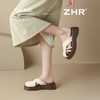 ZHR则则厚底增高拖鞋女包头拖夏季新款懒人通勤一脚蹬时尚休闲鞋 商品缩略图9