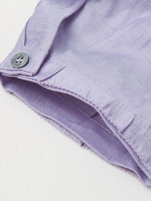 温柔气质担当！浅紫色圆领褶皱衬衫 通勤日常都绝 商品图4