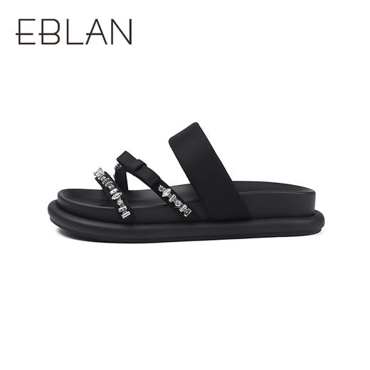 2楼伊伴2025夏季新款潮流舒适女时尚休闲鞋B25341035 商品图1