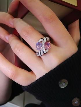 2.62ct刻面尖晶石戒指