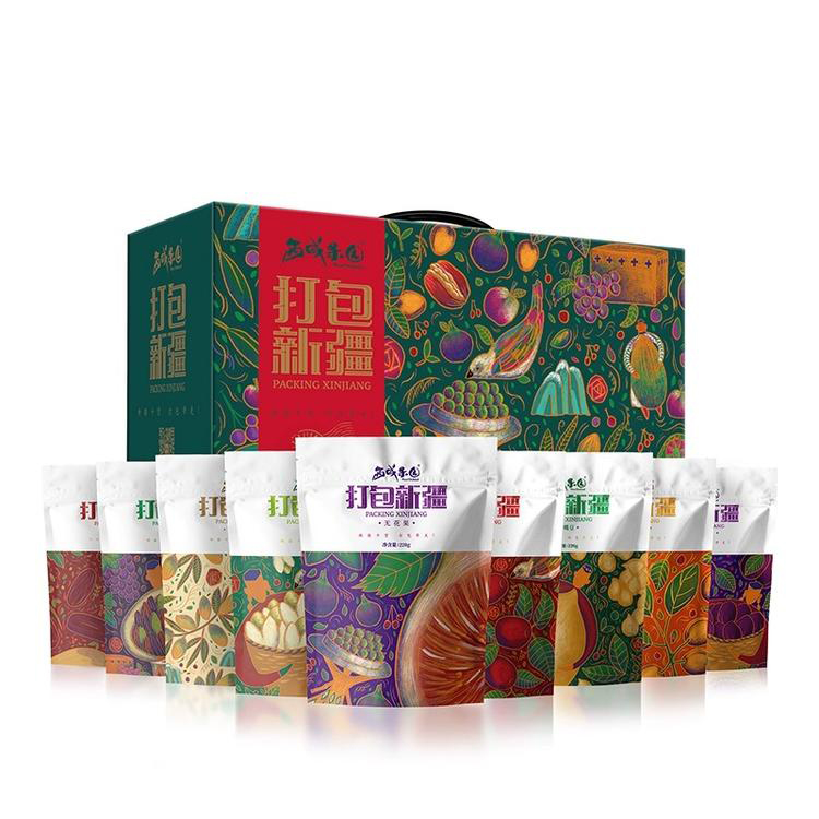 西域果园·打包新疆特色干坚果礼盒1750g  送礼首选