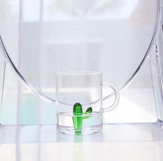 意大利ICHENDORF手工立体花型耐热玻璃水杯 仙人掌系列 商品图3