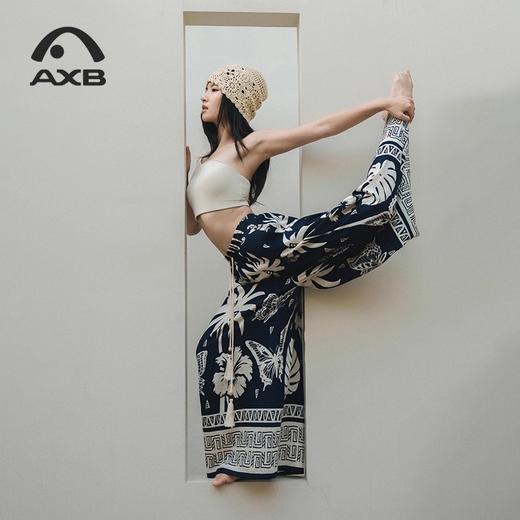 爱暇步2025新款度假风高腰抽绳阔腿宽松垂感休闲裤女夏季薄款透气X25396RN 商品图4