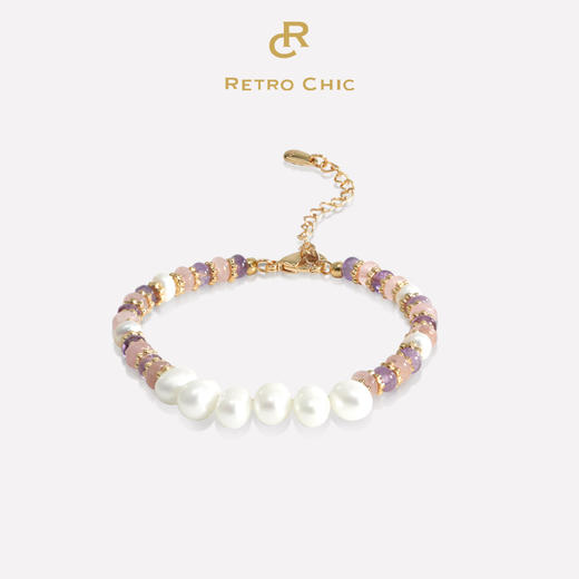 Ancient Greece古希腊时期 | 希腊浪花紫石手链 商品图0