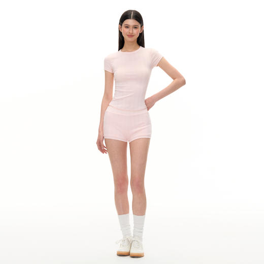 Ariseism 美式复古短袖+短裤女两件套套装女夏季新款 商品图2