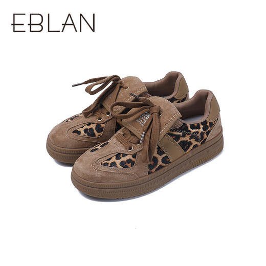 2楼伊伴2025潮流新款德训鞋单鞋B25119101 商品图4