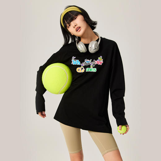 NPC潮牌运动系列220G【索罗娜】马术游泳射箭印花长袖男NP47TL19 商品图2