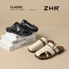 ZHR则则双扣饰平底拖鞋女2025夏季新款包头拖外出通勤ins超软女鞋 商品缩略图9